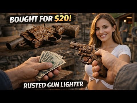 COLT Python 357 MAGNUM Gun | Lighter Restoration | Rusty to Shiny ASMR