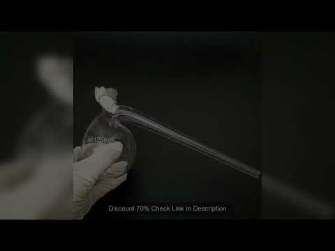 1Pcs/lot 125ml/250ml/500ml/1000ml Lab Glass Retort Flask, Retort Bottle with Curved Neck