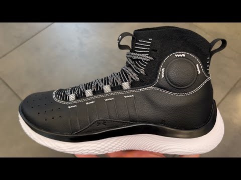 Under Armour Curry 4 Flotro Grey Black Shoes