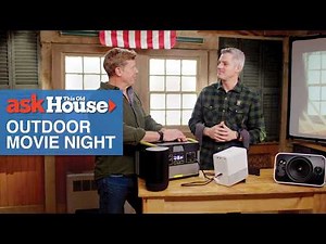Perfect Tech for an Outdoor Movie Night | Ask This Old House