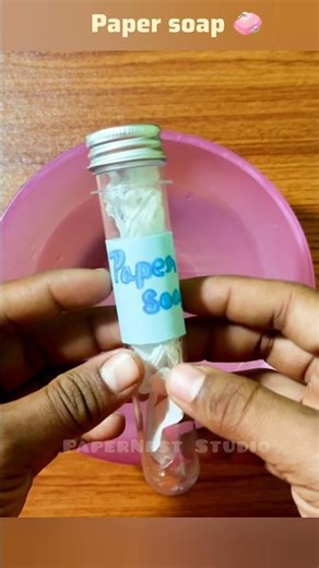How to make paper soap at home 🧼 Diy easy paper trick 🧼 Origami paper Soap