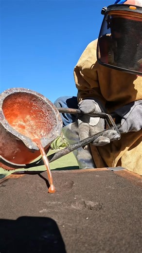 4.8K views · 54 reactions | Casting a copper fossil shark tooth #fossil #shark #forge #megalodon #howto | Joemyheck | Facebook