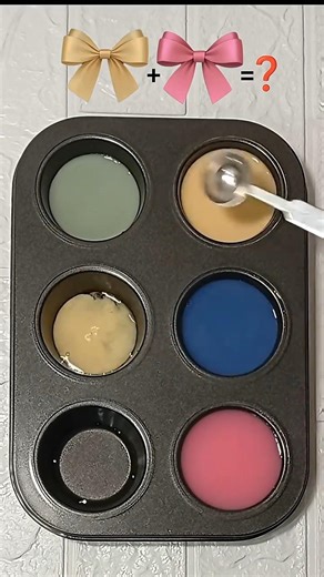 Mixing Peach, Royal Blue & Pink | 3 Beautiful color mixing combinations ✨ #artshorts #viral