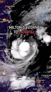 #Milton’s full journey from its development in the southwestern Gulf of Mexico to its destructive landfall over Florida as a Major Hurricane. | Zoom Earth