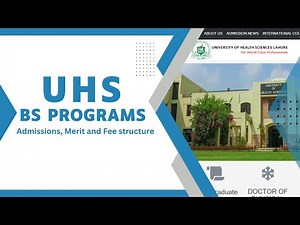 UHS | Undergraduate Programs | Allied health Sciences