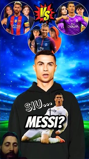 Ronaldo🐐 Family vs Messi Family vs NeymarFamily - Ronaldo Asks Messi #shorts #ronaldo #messi #roblox