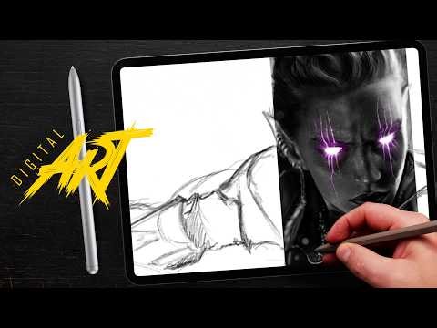 PART 2 - Character Painting | Digital Art from Start to Finish | Expanding my Art