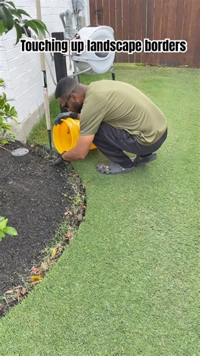 Manual edger does the trick every time