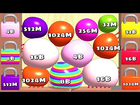 Blob Merge 3D Challenge infinity | Make Biggest Blobs
