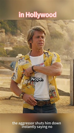 ⚡ Cliff Booth’s Brutal TireStandoff Is Peak Badass Brad Pitt Energy 🚗💥