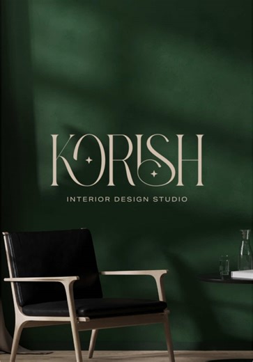 Korish Interior Design Studio Logo Creation Process