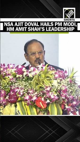 WATCH: NSA Ajit Doval hails PM Modi, HM Amit Shah’s leadership at Pune