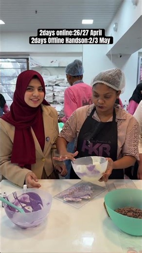Marble Effect Bar Making| Handson Batch| Students work| Chocolate Making Course