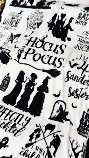 This witch blanket is literally Halloween magic Cozy spooky | Hocus Pocus Lovers