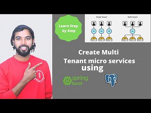 Create multi tenant microservice using Springboot, Hibernate and Postgres