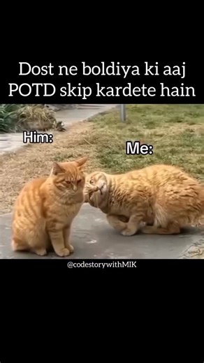 codestorywithMIK on Instagram: "Hamari dosti yahi tak thi 🥹 #codestorywithMIK #leetcode #codingmemes #programmerhumor #dsa #datastructures #algorithms #developerlife #codinglife #codingisfun #programmingreels #techmemes #funnyreels #relatablememes #itmemes #engineermemes #memeindia #reelitfeelit #csstudent #dailycoding #codercommunity #softwareengineer #programmerreels #geekhumor #codingfun #funnymeme #studygram #indiantech #collegehumor #codingjokes"