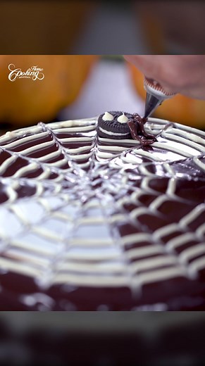 26K views · 2.1K reactions |  Dive into Halloween with this Easy Chocolate Pumpkin Cake! Moist and flavorful, it's the perfect dessert for your celebrations! ✨ | Home Cooking Adventure | Facebook