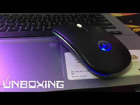 YinDiao RECHARGEABLE A2 Slim Mouse Wireless RGB - REVIEW!