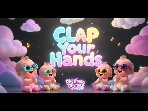 Clap Your Hands | Fun Nursery Rhymes For Kids | Rhythmic Rhymes For Kids