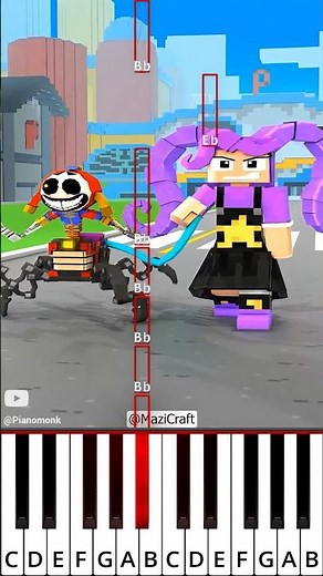 When Prototype And Lily Don’t Give Away To Each Other (@MaziCraft) - Octave Piano Tutorial