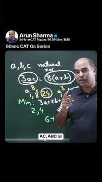 Solve a CAT Question on Number Systems in under 60 seconds with Arun Sharma
