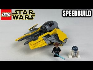 LEGO Star Wars 2020 'Anakins Jedi Interceptor' Speed Build & Review! (75281)