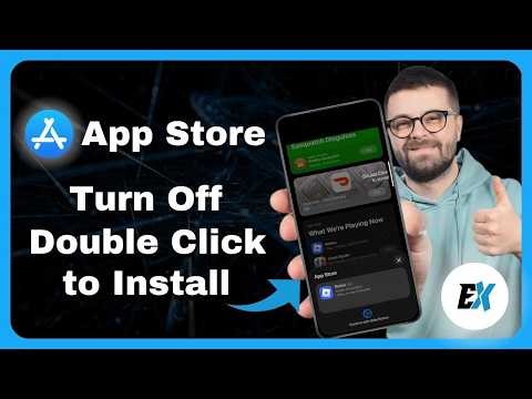 How to Turn Off Double Click to Install on iPhone App Store - Disable Double Click Install on iPhone