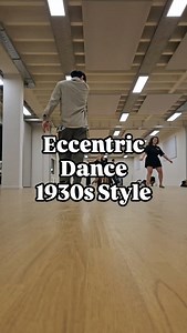 Early Comical Jazz Style Eccentric dance is a catchall Jazz dance term for those presenting an individualistic and exuberant personal style that could include acrobatics, flexibility, comedy, bodily illusions and miming. The one I'm doing now might have been considered Legmania or Rubberlegs. Cab Calloway took a lot from eccentric dancers, notably Earl Tucker Snakehips who will go on to leave a long lasting imprint with his hip moves. Jerry Lewis is another famous actor who had a slapstick eccen