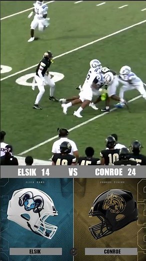 Highlights: Elsik HS at Conroe HS #football #highschool