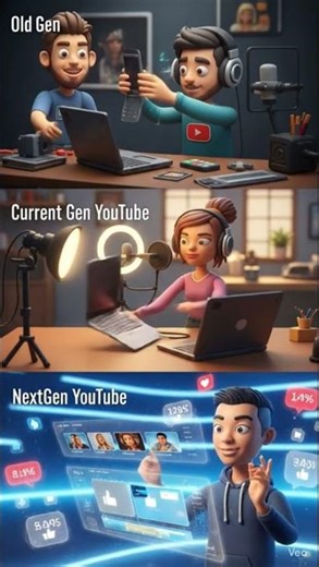 From Phone to AI… YouTube Evolution 🤯”