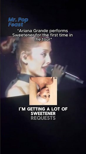 Ariana sang SWEETENER in 2026! #pop #arianagrande #music