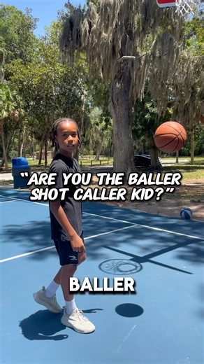 “are you the baller shot caller kid!?” #basketball