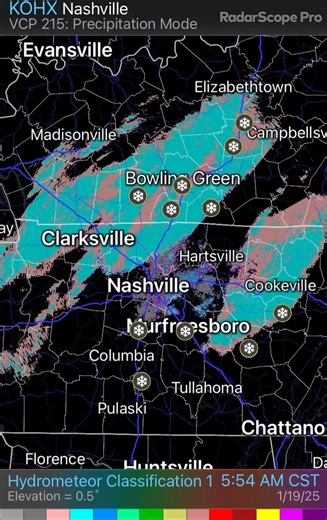 Waves of light snow and/or snow grains (graupel) this morning. Still expecting a dusting to 1/2” most areas with 1-2” in the higher elevations of east Middle TN. | WKRN Davis Nolan