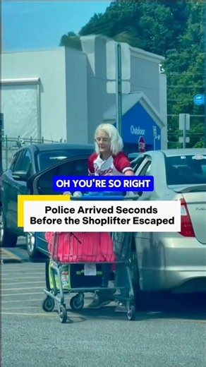 Police Arrived on Time Before Shoplifter Got Away 🚔👀