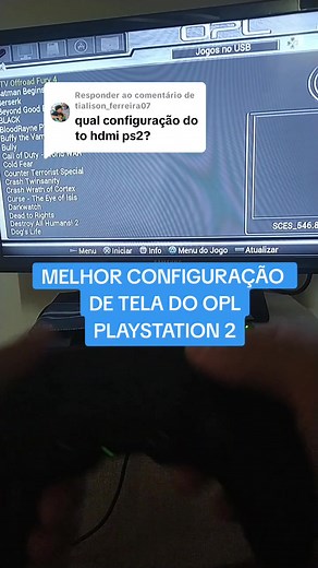 Melhor Configuração de Tela para Playstation 2