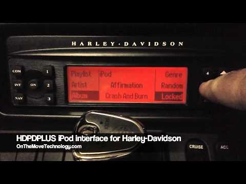 New HDPDPLUS iPod interface for Harley Davidson motorcycles