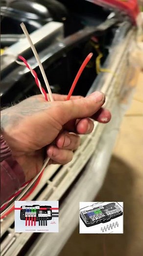 1963 Impala wiring up GEN five AC system using as power distribution module￼ #fyp