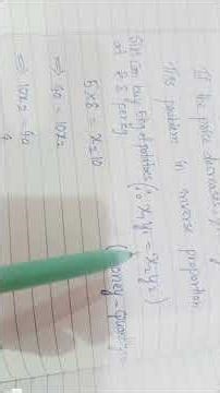 Class 8th #Direct and inverse proportion # #telangana syllabus # #exercise:10.3##1st problem#