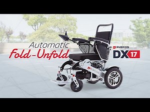 Rubicon | D17| BC-8000 | Auto Fold & Unfold Electric Wheelchair with Bluetooth Remote Control