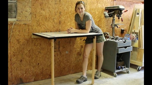 How to build a folding T-track table