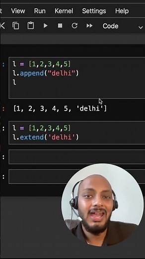 Append and Extend List in Python