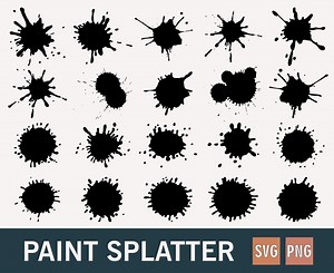 Paint Splatter Svg Blood Splatter Svg Paint Splats Svg Splatter Svg Paint Streak Svg Spray Paint Splatter Svg Dripping Paint Cricut Canva - Etsy