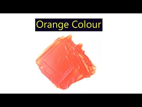 Orange Colour - How To Make Orange Colour - learn Step By Step
