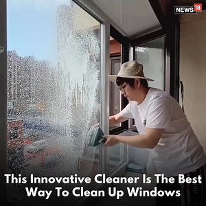 23K views · 56 reactions | A magnetic window cleaner in action. #windowcleaner #cleaner #cleanex #window | News18 | Facebook