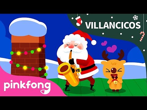 Papá Noel Baja por la Chimenea | Villancicos de Navidad | Pinkfong Canciones Infantiles