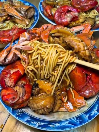 Ultimate Spicy Seafood Noodles 🍜🌶️ | Chinese Street Style Cooking