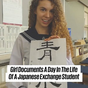 2.4M views · 16K reactions | Canadian-Swiss born Natasha is a Japanese exchange student and her day ranges from biology lessons to history classes as well as traditional Japanese literature... | UNILAD | Facebook