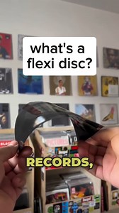 Let’s try out various formats of records with @plastic.disc Ever heard of the Flexidisc? This ultra-thin, flexible vinyl was a staple of the golden age of popular Hi-Fi. Made from lightweight plastic, flexidiscs were often slipped into magazines to share exclusive tracks, interviews, or promotional cuts. Some even came as sound postcards or were cut from packaging in the USSR. Lo-fi sound, short lifespan… but undeniable charm. A cult object for collectors, and a fascinating relic of vinyl cultur