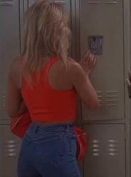 Actress Heather Thomas looking good in jeans