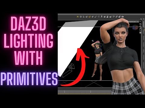 Daz Lighting Tutorial pt1: Primitives